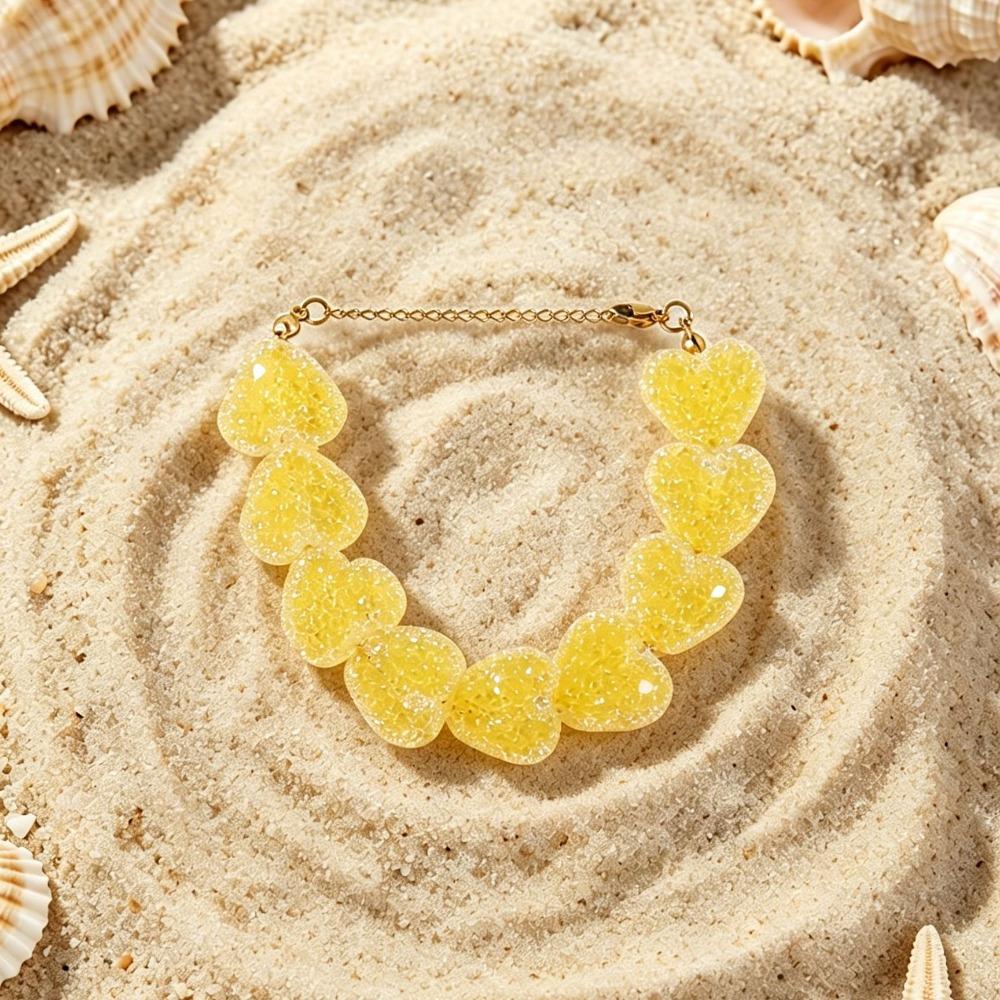 Multi-Color Bohemian Dopamine Bracelet Soft Sugar Summer Beach Hand Chain Birthday