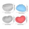 Love Heart Shell Shape Cement Storage Tray Silicone Molds DIY Plaster Gypsum Storage Jar Home Decoration Epoxy Resin Mould