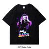 Highschool of the Dead Saeko Busujima Manga Style T-Shirt, Unisex Anime Fan Streetwear Tee, 100% Cotton Casual Short Sleeve Top