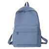 Solid Color Preppy Style Backpack Nylon Teenagers Shoulder Bag Fashion Students School Bag  Outdoor