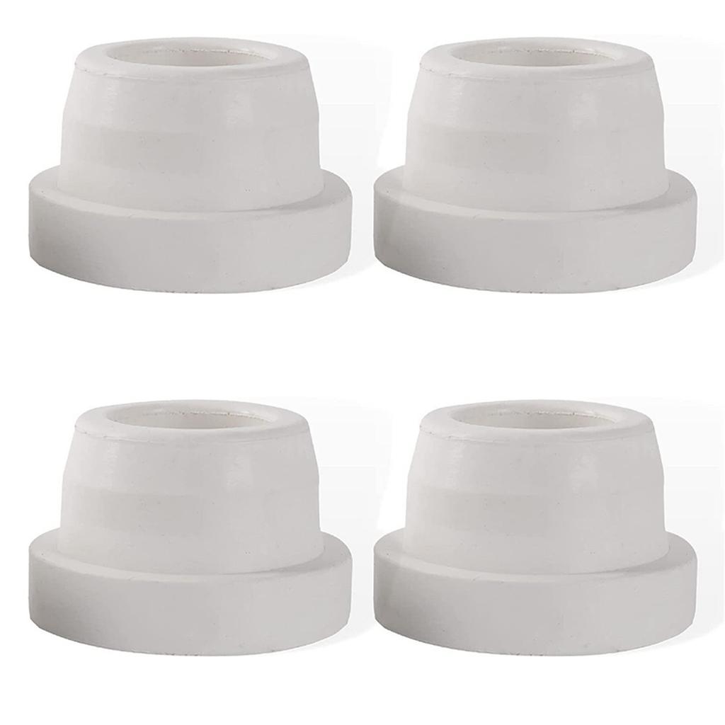 4 Pack Slip Resistant End Covers Rubber Buffer Replacement Accessories Swimming Pool Ladder Rubber Plugs for Pool Ladder