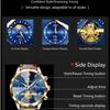 POEDAGAR Military Luxury Men Wristwatch Quartz Waterproof Luminous Chronograph Leather Man Watch Sports Men's Watches Male Reloj