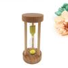 3 Min Handmade Hourglass Sand Clock Car Cooking Timer Wooden Sandglass Exercise