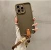 Couple simple application iphone17pro mobile phone case Apple 15 hand rope 14 foreign trade 13promax new 16X
