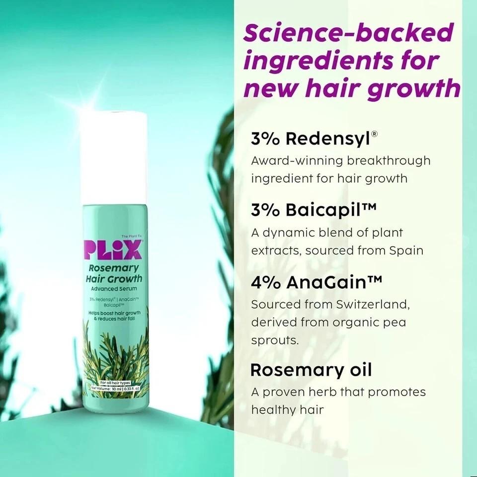 PLIX - The Plant Fix Plix Rosemary Hair Growth Advanced Serum Roll-On 10ml