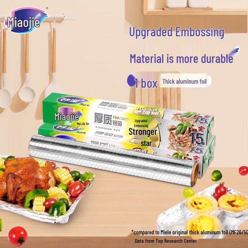Miao Jie Aluminum Foil for Grilling & Baking