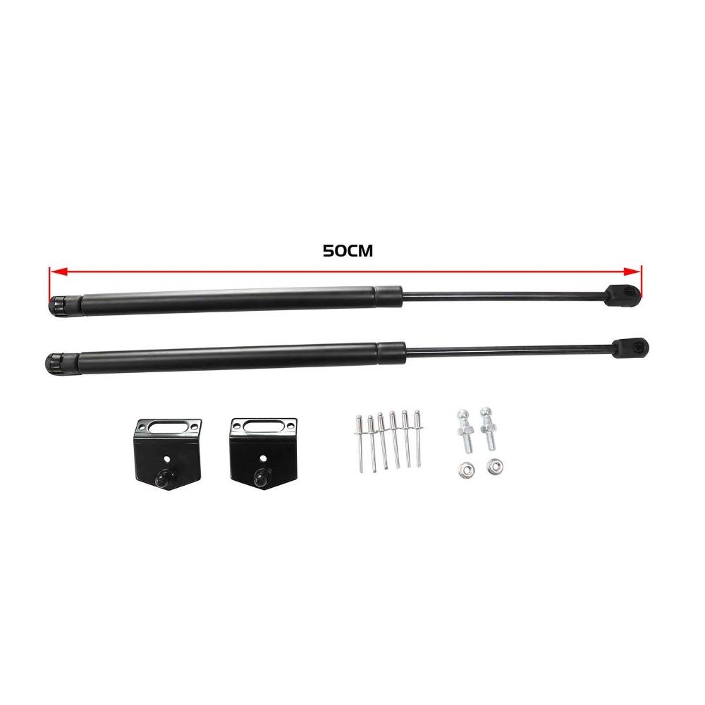 For Jeep Wrangler JK 2007-2017 2Pcs Front Hood Lift Support Struts Bar Rods Corrosion-Resistant Piston Hydraulic Struts Rods