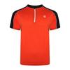 Mens Li Colour Block Half Zip T-Shirt