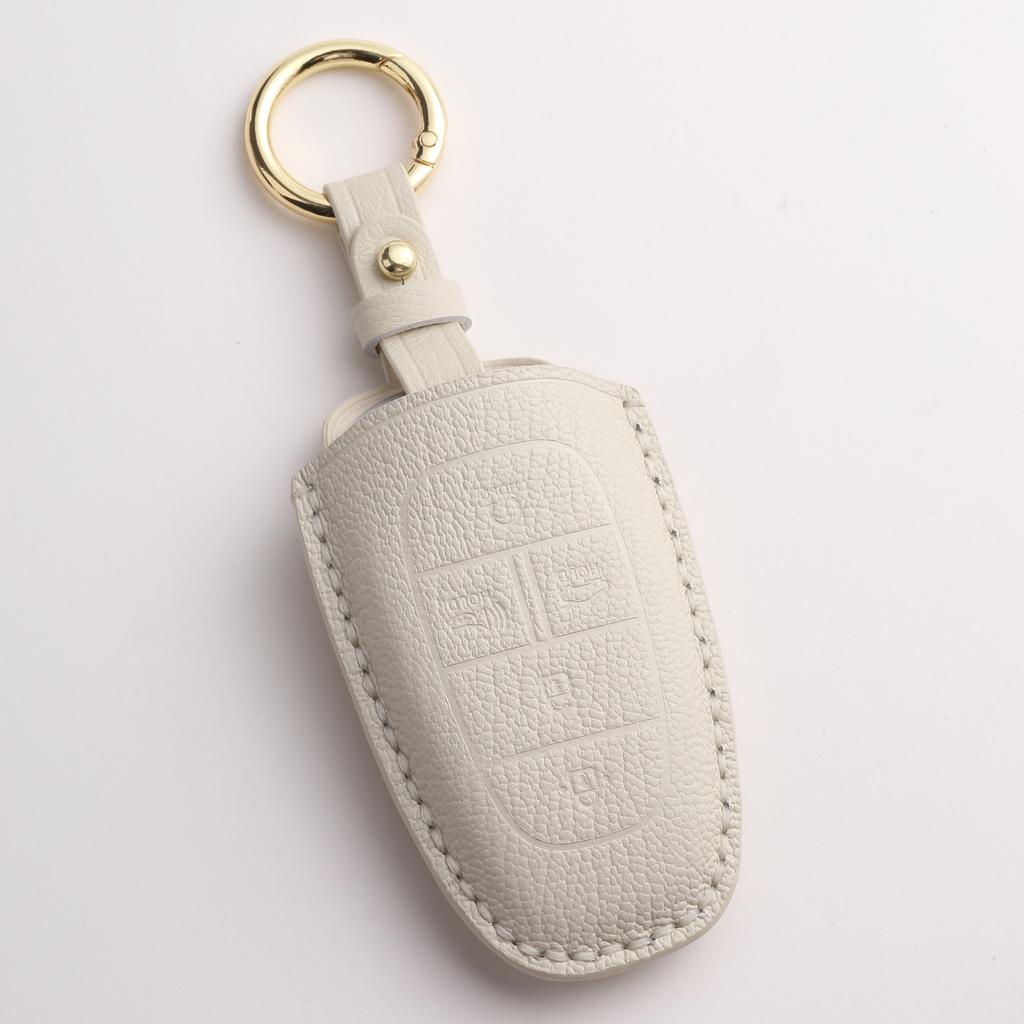 Customized Key Cover Is Suitable for the New Modern Hyundai Hand-stitched High-end Car Key Bag Leather.