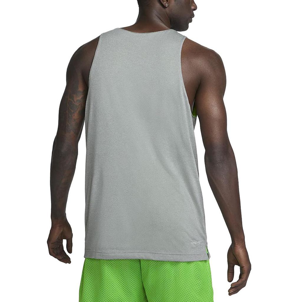 Nike Dri-FIT Standard Issue Solid Color Casual Quick-Dry Reversible Tank Top Men Tops Action-Green DQ5732-313