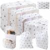 8-Piece Travel Clothing Storage Bag Set