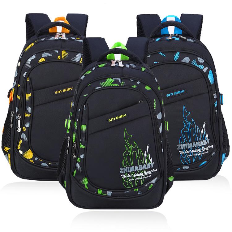 SchoolBag Children Casual Backpacks Nylon Large Size Student School Bags 7-14 Years Waterproof Boy School Backpack Kids Knapsack CLE