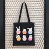 Tote Bag Cartoons Anime Bags Shopping Bag Canvas Shopper Bag Reusable Tote Bag Handbags Shoulder Bags Collapsiblet Custom Bag