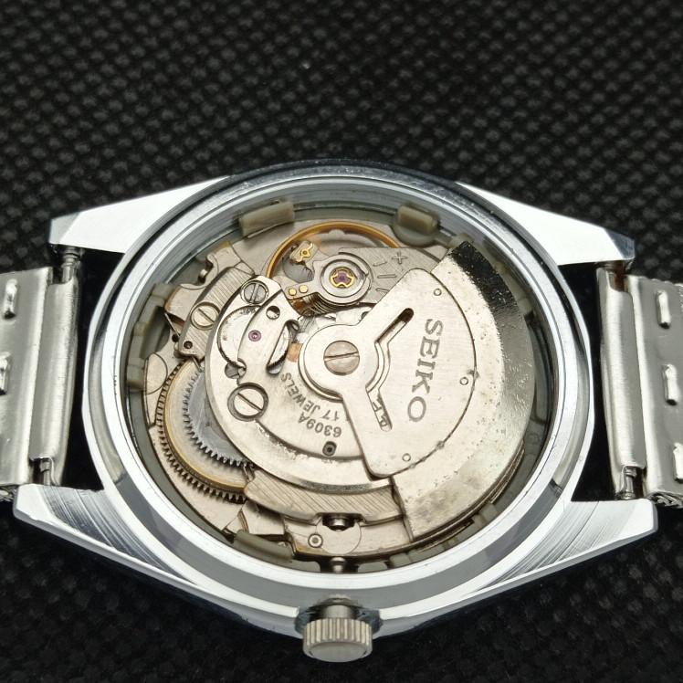 Generalüberholte Vintage-Armbanduhr Seiko 5 Automatik 6309A aus Japan mit arabischer Schrift a318845-9 Seiko-a318845-1