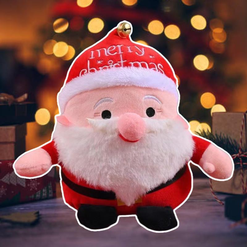 Söt jultomte gosedjur 8 tum Perfekt för barn Julklapp och Dekoration