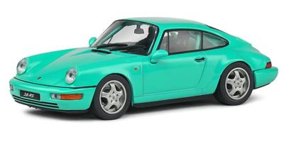 Kyosho Solido Scale Porsche 964 RS Clubsport 1994 Finished Product S4312903 1/43 (Green)