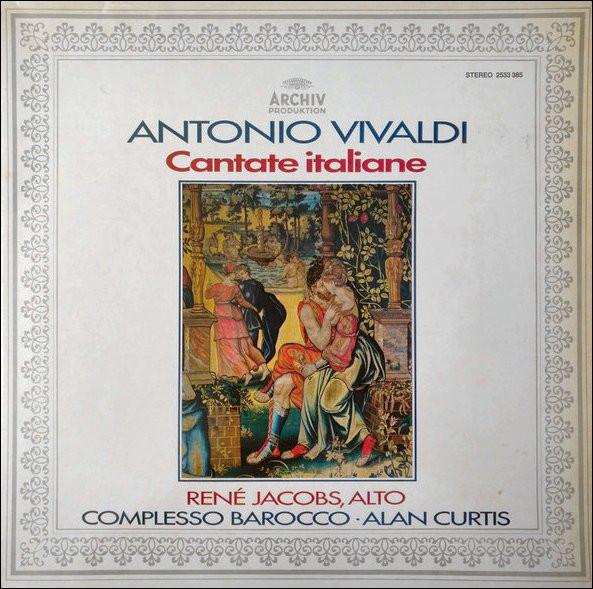 

LP Record ANTONIO VIVALDI, RENE JACOBS, IL CO - Cantate Italiane 2533385 Archiv Produkti 1978 Germany Classical Used