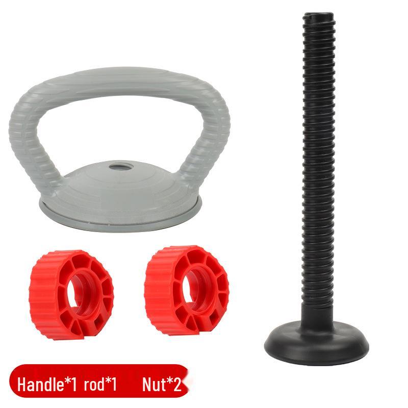 Portable Fitness Accessories: Handle for Dumbbell, Barbell, Kettlebell Swing, Hip Raise, Prone Support