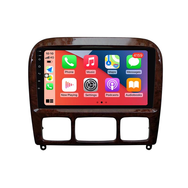 For Mercedes Benz S-Class W220 1998 - 2005 Android Car Radio Screensaver Frame Dashboard Cable Canbus Decoder Installation Klt