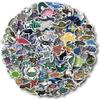 100 Pcs Ocean Animal Stickers, Waterproof Vinyl Sea Life Sticker Pack
