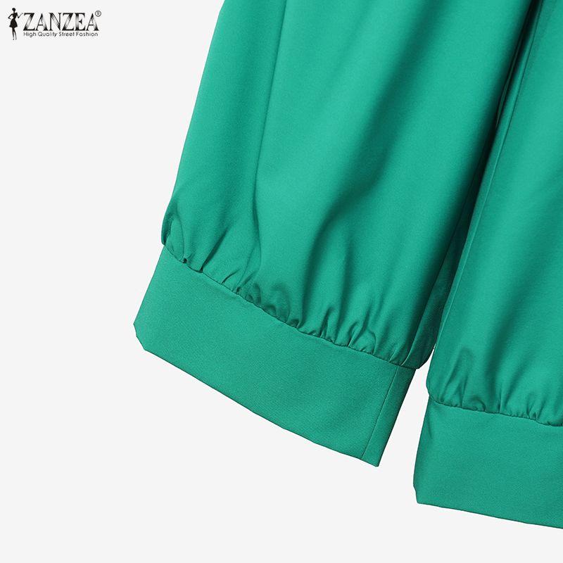 ZANZEA Dámské tiskové tílka a kalhoty, ležérní dvoudílné oblekové soupravy