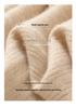 Lekasha Pure Cashmere Seamless Vertical Stripe Round Neck Base Layer Shirt for Autumn/Winter