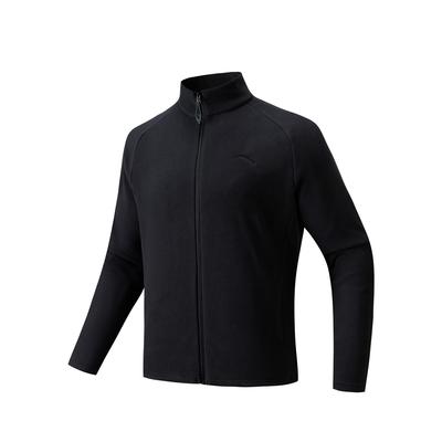 Fire Shell Fleece Stehkragenjacke Mode Lässig Warmes Fleece Temperatur einschließendes Futter Unisex Jacke Basic-Schwarz 972616702-3
