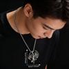 Vintage Skull Angel Pendant Necklace Gothic Street Style Couple Jewelry