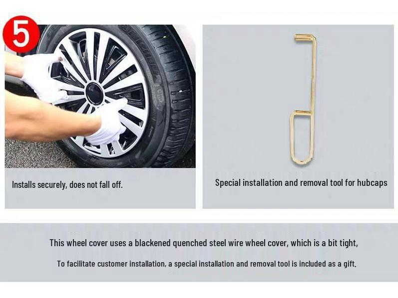 Volkswagen Polo, Jetta, Santana Universelle Reifenabdeckung & Felgenschutzkappe