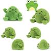 Adorable Ricky Rain Frog Plush Toy Soft Cartoon Frog Doll For Kids 30x25x20cm