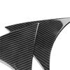2PCS Rear Window Spoiler Side Wing Cover Trim Frame for Mazda3 Axela 2014 2015 2016 2017 2018 Carbon Fiber