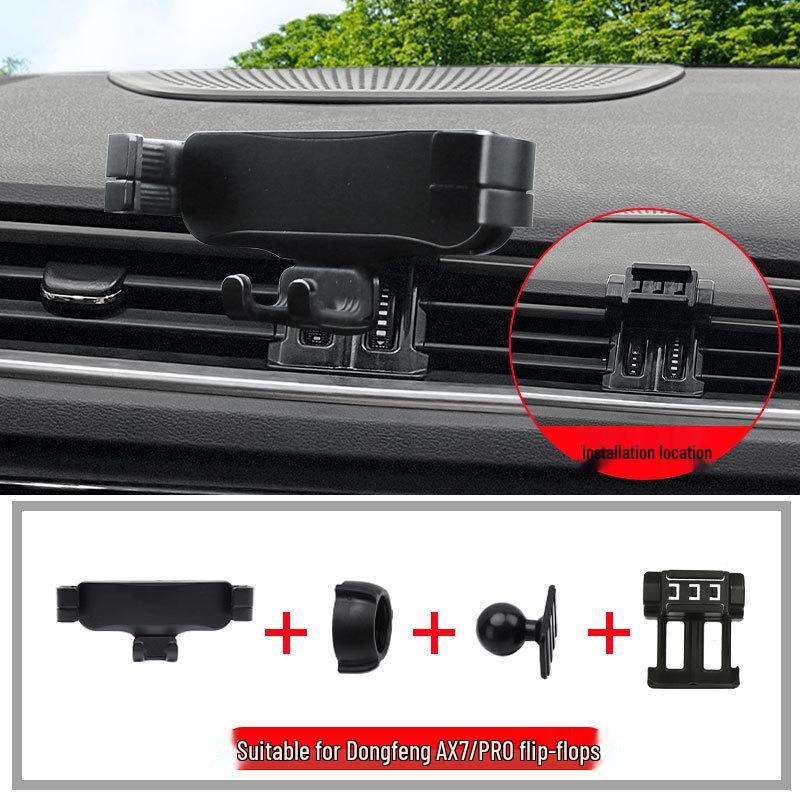 Wireless Charging Navigation Phone Holder for 19-22 Dongfeng AX7/21AX7PRO