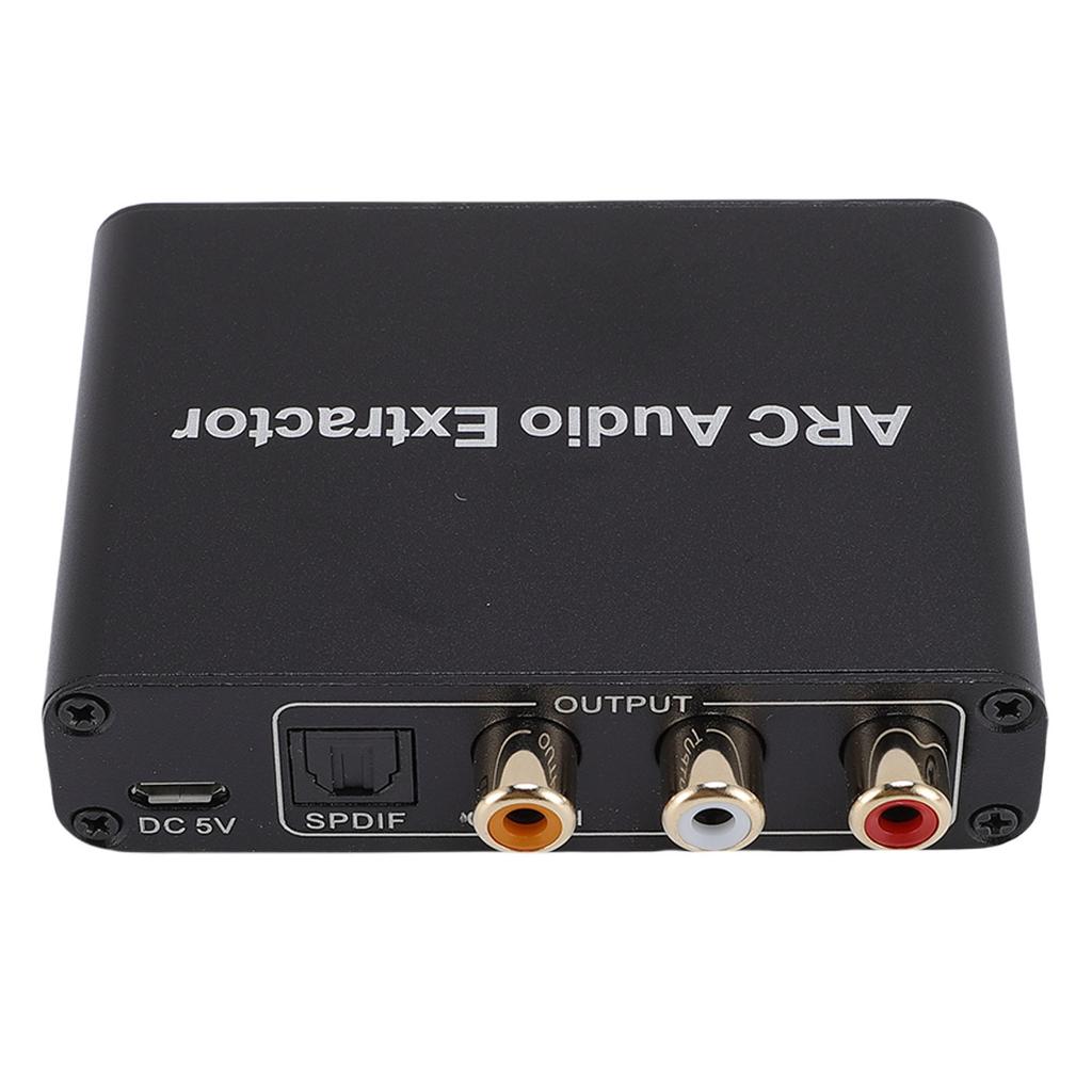 ARC Adapter Auto Signal Muting 192KHz HD Multimedia Interface Coaxial Optical Converter for TV Aluminum Alloy