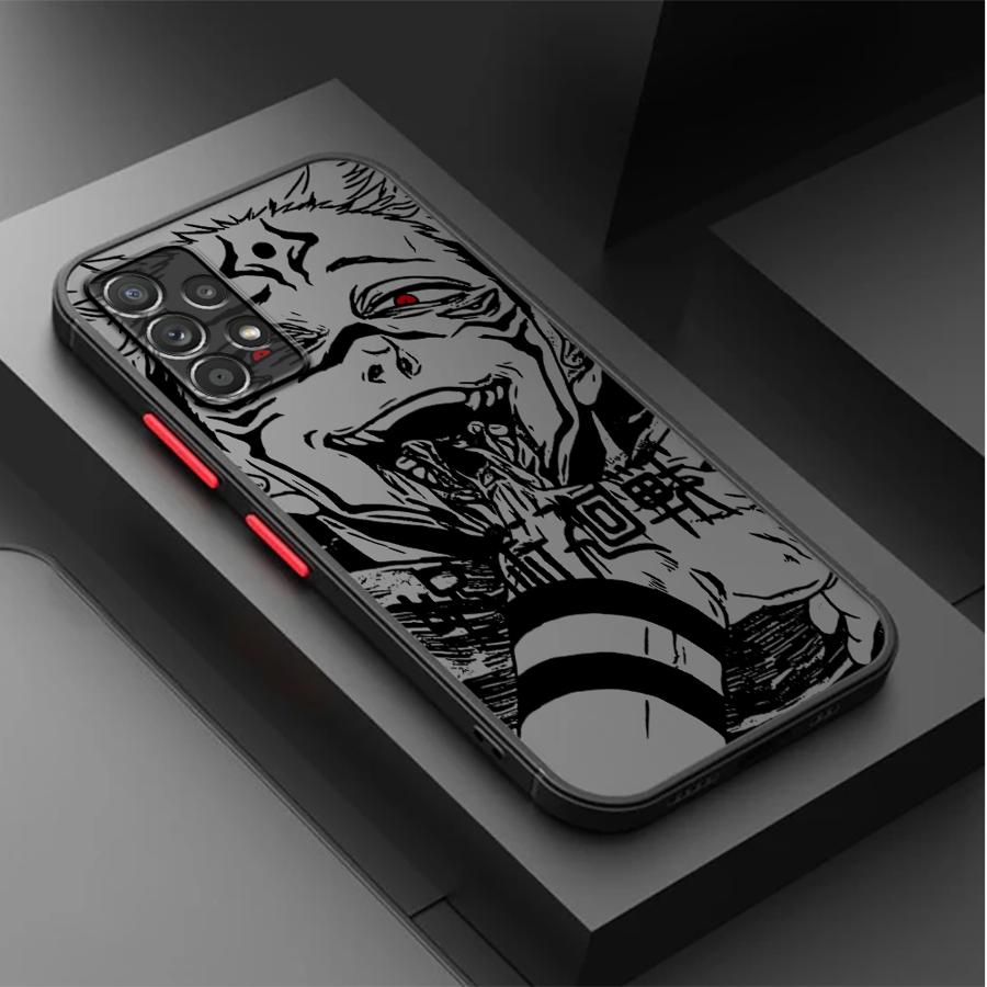 Japanese Cool Anime Case for Samsung Galaxy A17 A52 A34 A36 A54 A56 A55 A16 A15 A53 A14 A23 A52S A72 A73 A33 A35 Phone Cover