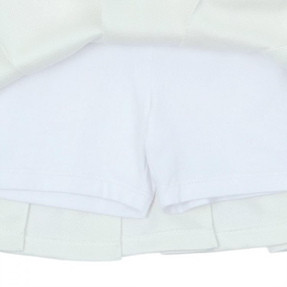 Tiffany White Sportive Pleats Sk T51kbs030 