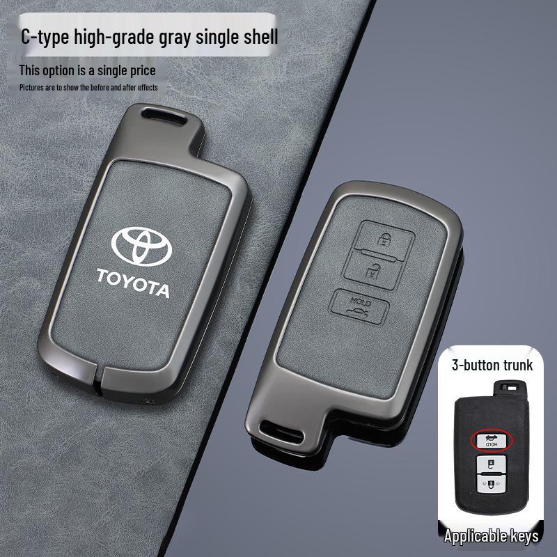 Key Case for 7th Gen Camry, 16-17 Model Land Cruiser, and 17 Model Land Cruiser 4000