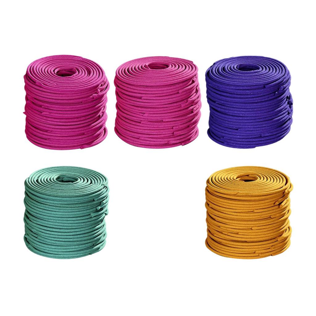 24Pcs Spiral Incense Coils Bedroom Fragrance Living Room Coils for Teahouse Home Office Indoor Meditation