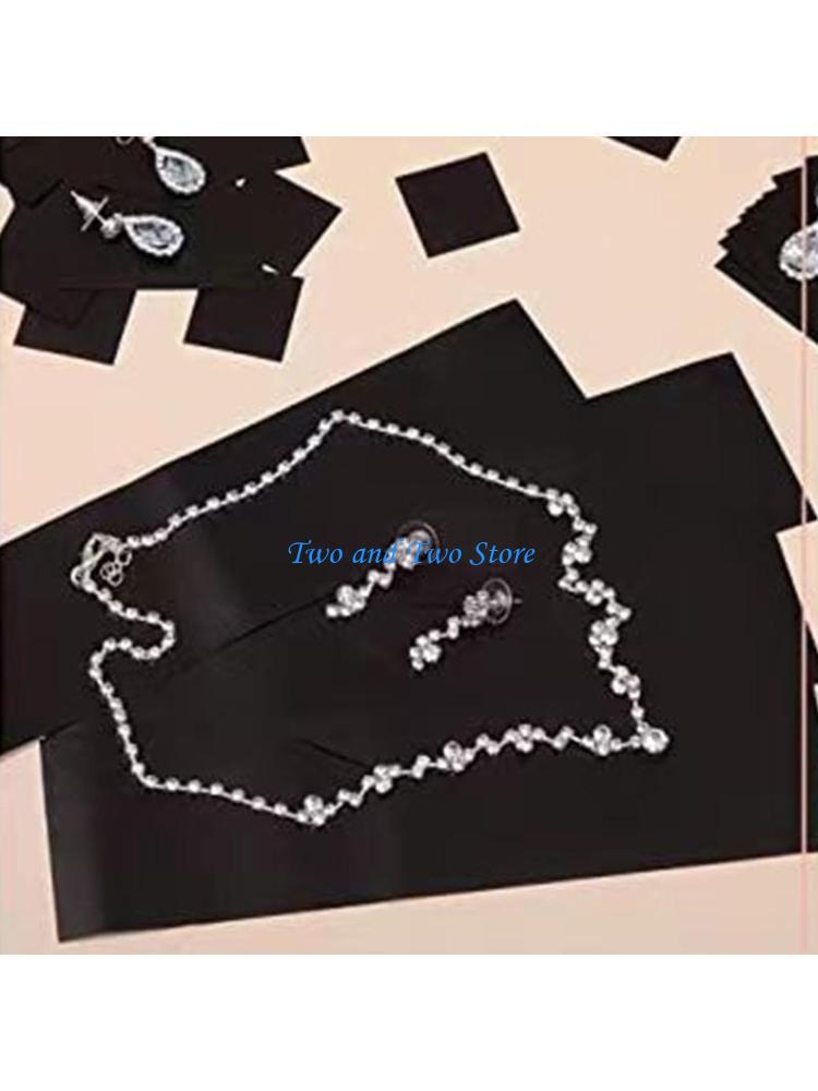 HX6F 75Pcs Anti Tarnish Tabs Strips Perfect for Jewelry Storage CN