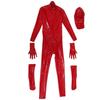 Men'S Pvc Shiny Full Body Cover Bodysuit Pu Faxu Latex Leather U Bulge Pouch Man Jumpsuit Maid Stage Nightclub Tights Shaping