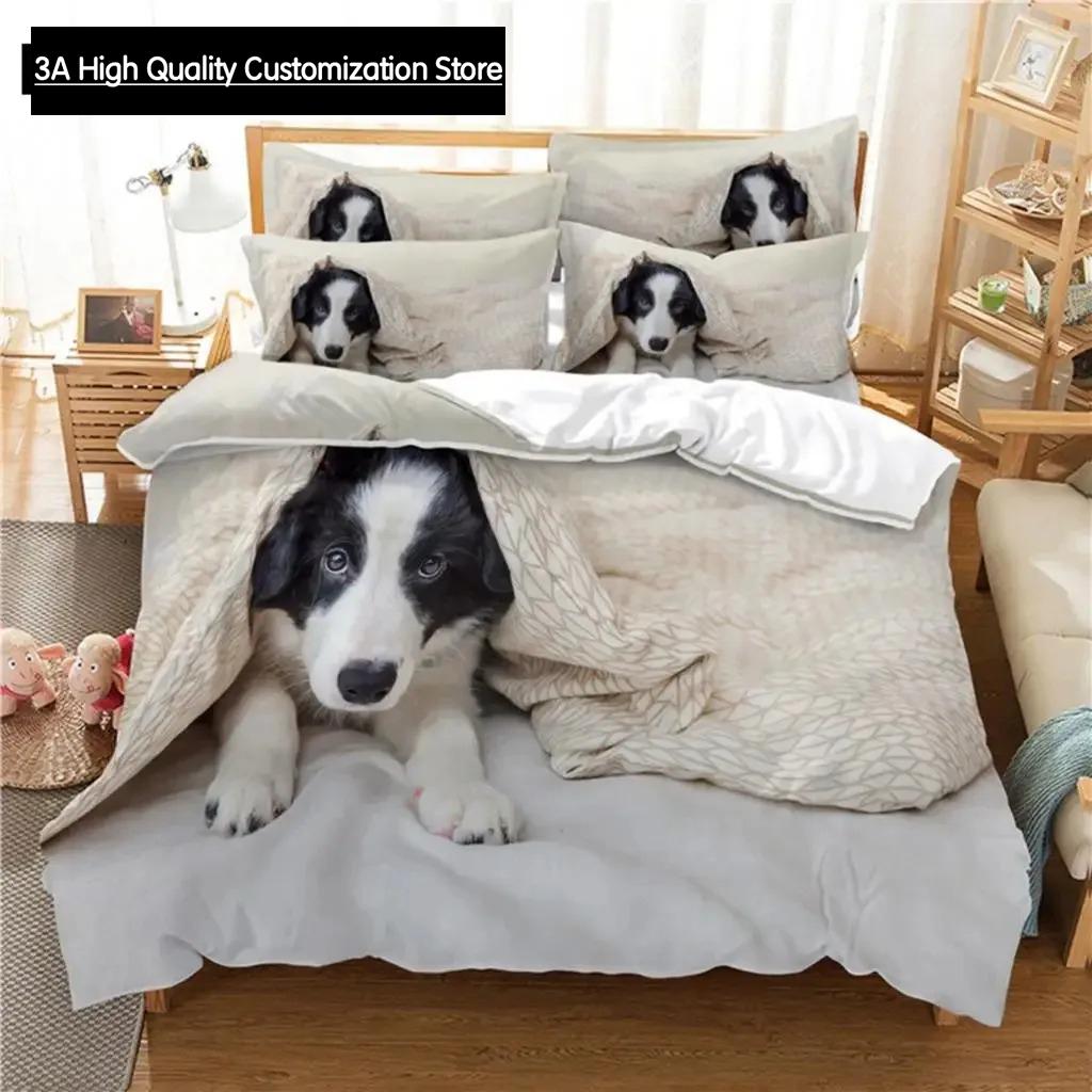 

Comforter Golden Retriever Bedding Set 3D Bedding Digital Printing Queen Size Bedding Set Fashion Design Comforter (quilt)-EU Single(135*200cm)3pcs