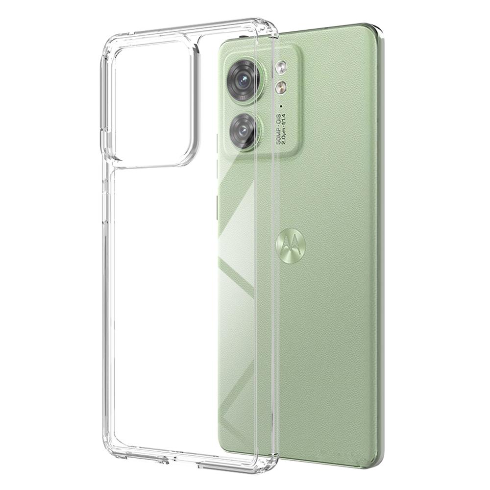 

For Motorola Edge 40 5G Clear Case TPU Bumper Acrylic Back Phone Cover A