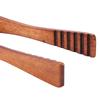 Wooden Tongs Salad, Wooden Bbq Clip Buffet Food Tongs for Toaster Bbq Clamp Serving Tool D Bread Pasta Bread Steak Kitchen