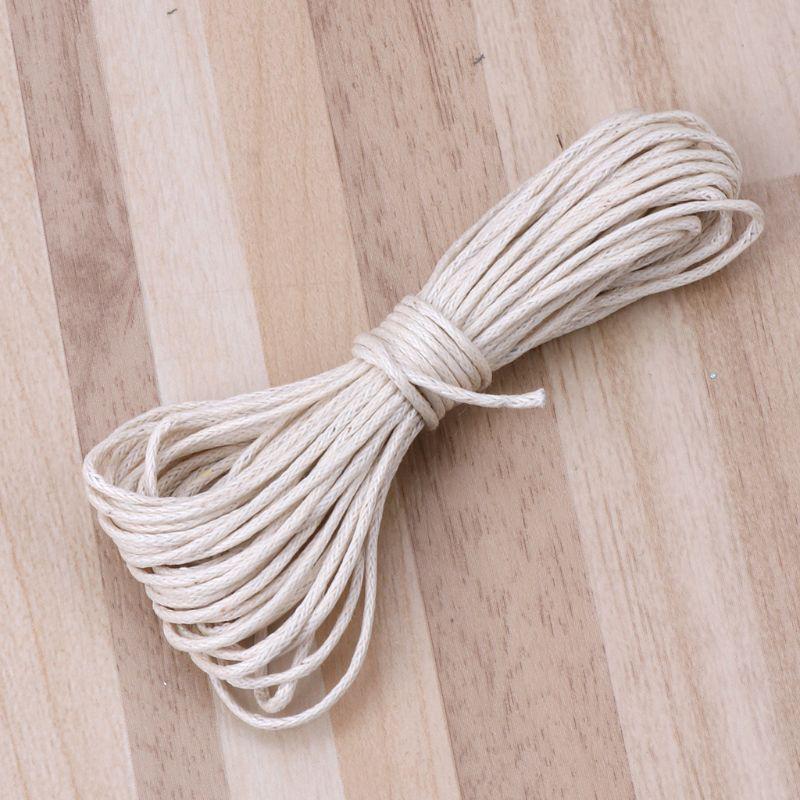 1mm Waxed Cotton Cord Baby Teether Accessories 5m Line For DIY Jewelry Making
