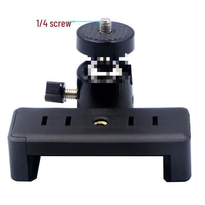 Universal Rotating Mobile Broadcast Tripod Stand with Overhead Shooting Clip
