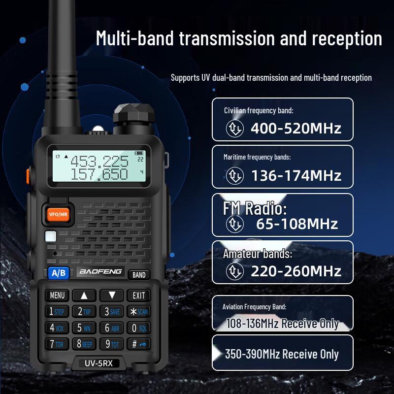 Baofeng UV-5RX Professional Two-Way Radio (CN version)