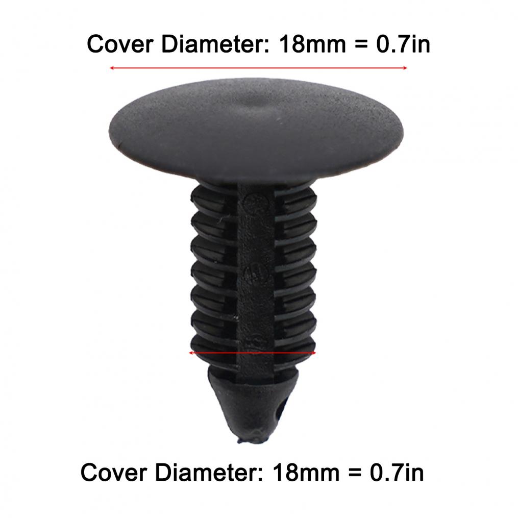 4PcS License Plate Plugs Front Bumper Plate Hole Covers Screw-On Bumper Clip NEW