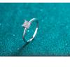 Bague Ringen 0.6ct Princess Cut Moissanite Solitaire Ring for Women Colorless High Quality 100% S925 Sterling Silver Band GRA