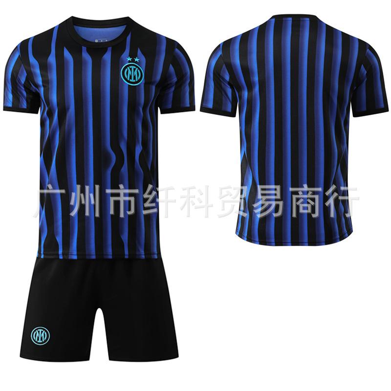 

2526 New 9 Thuram 23 Varela Children s No. 10 Lautaro Jersey Inter Home Football Jersey Set Size 28