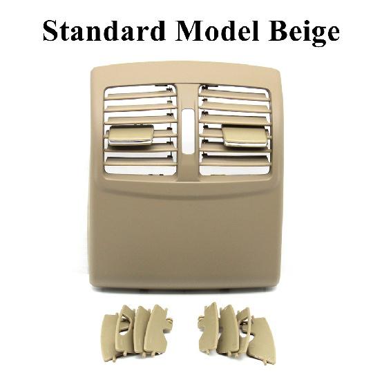 Rear Center Console Air Conditioner Ventilation Grille AC Vent Outlet Frame Cover For Mercedes Benz W212 E Class Sedan