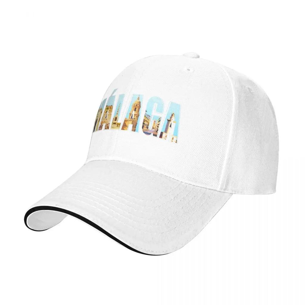 Malaga Spain 3 Camping Baseball Caps Women Personalized Female Beach Golf Hat Hip Hop Trucker Cap
